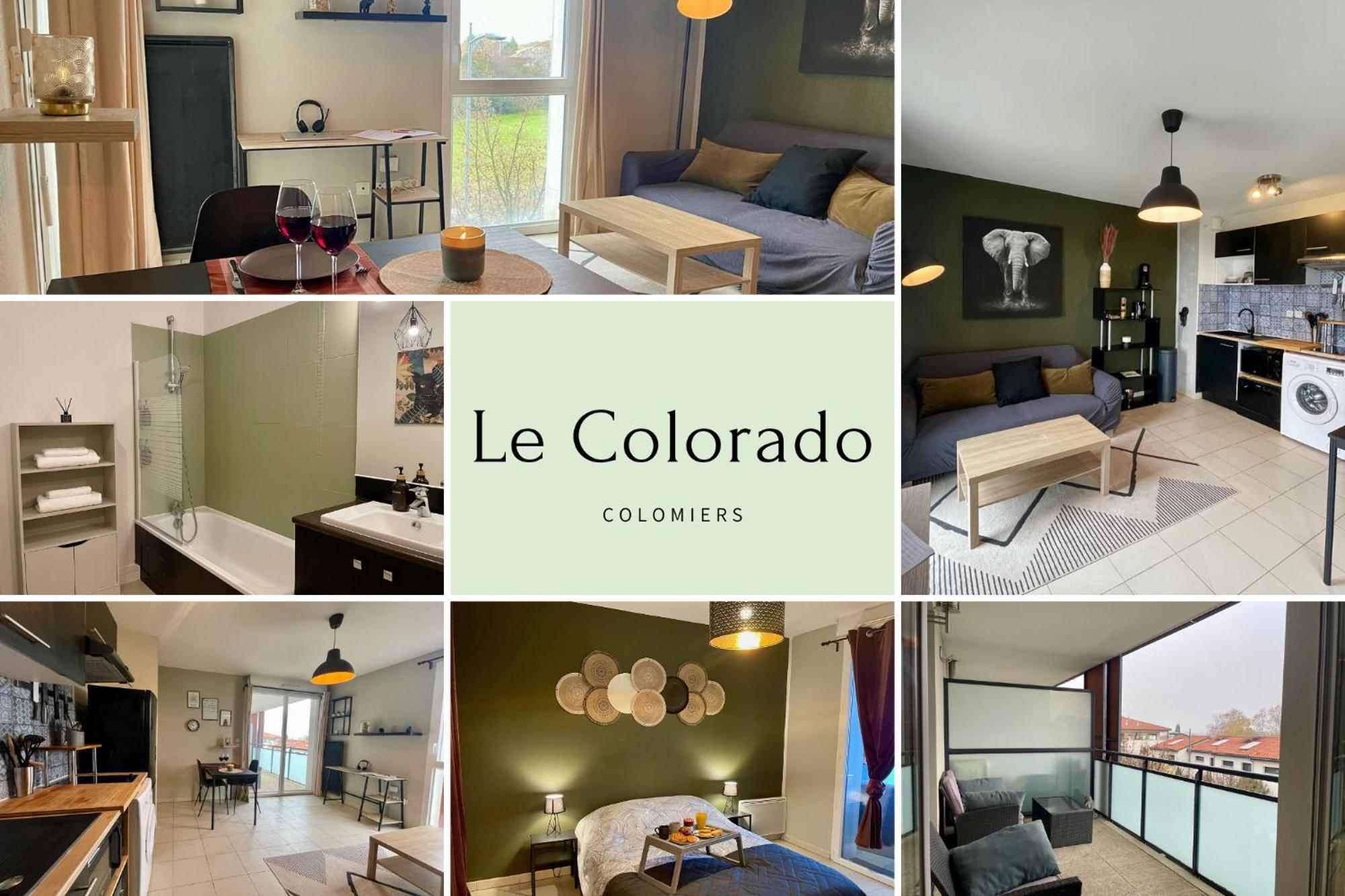 Le Colorado - Appartement Proche Airbus Colomiers Ngoại thất bức ảnh
